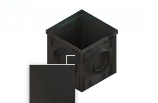 8370-М Дождеприемник PolyMAX Basic ДП-30.30 пластиковый черный